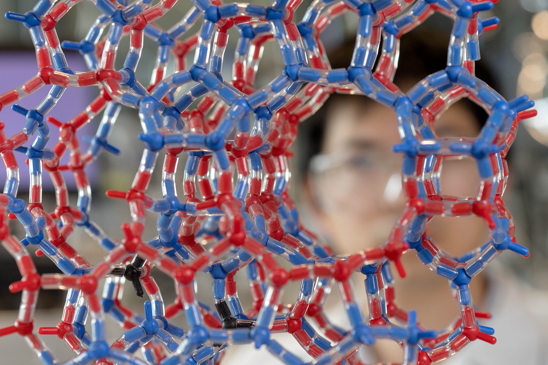 A molecule model at tums catalysis research center.