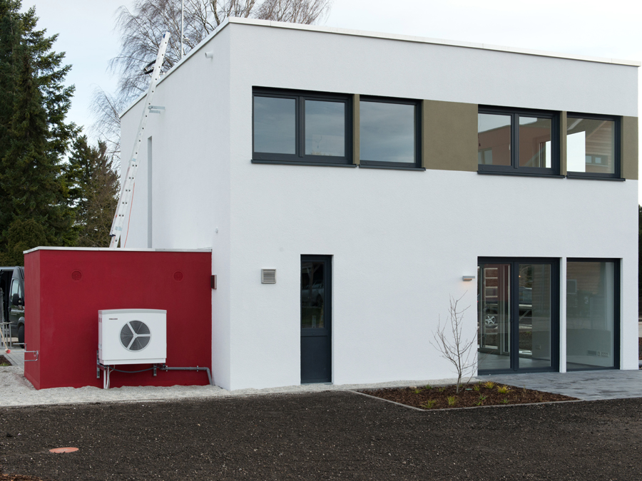 Das Energiespeicherplushaus in Hallbergmoos.