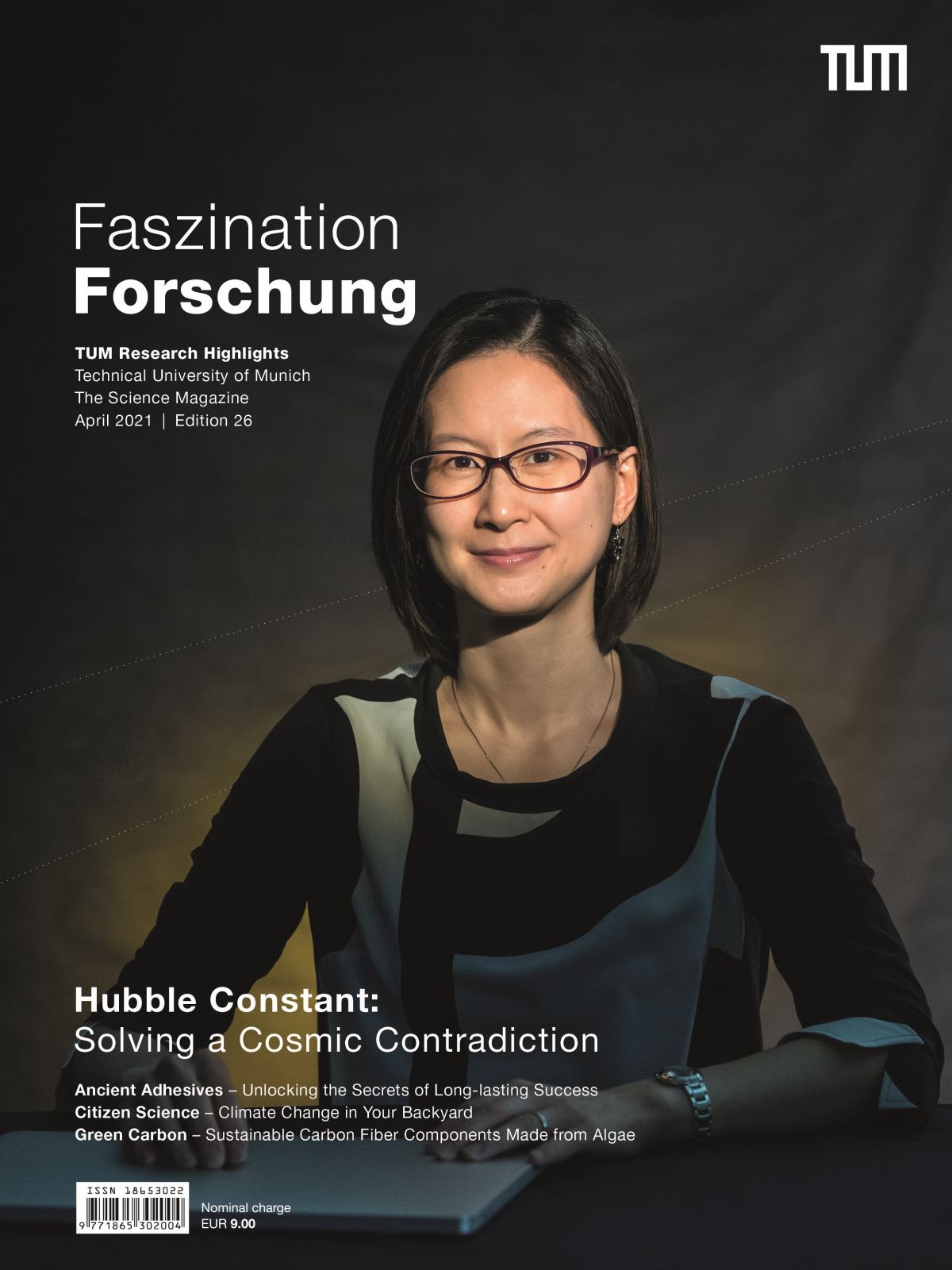 Cover page of “Faszination Forschung” magazine, edition 26