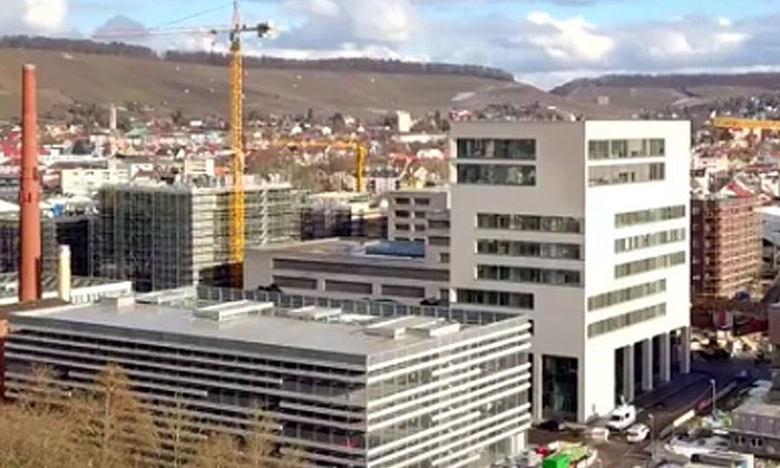 View onto the Heilbronn educational campus