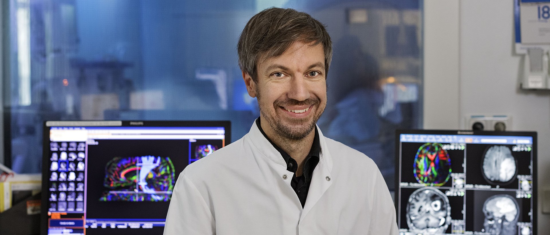 Professor Jan Kirschke in his lab.