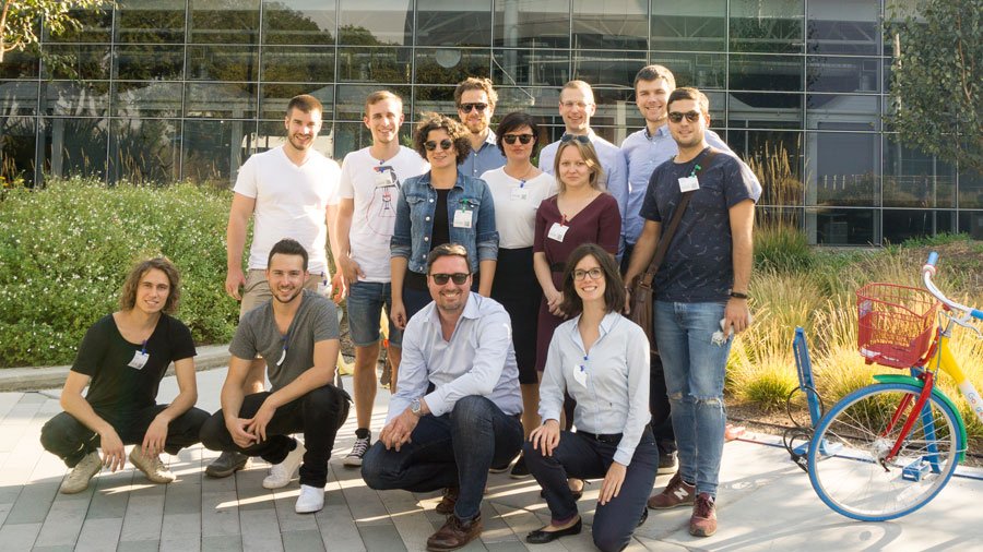 Zehn Tage von den Besten lernen - die Start-up-Teams im Silicon Valley. (Bild: TUM) Start-up-Teams im Silicon Valley.