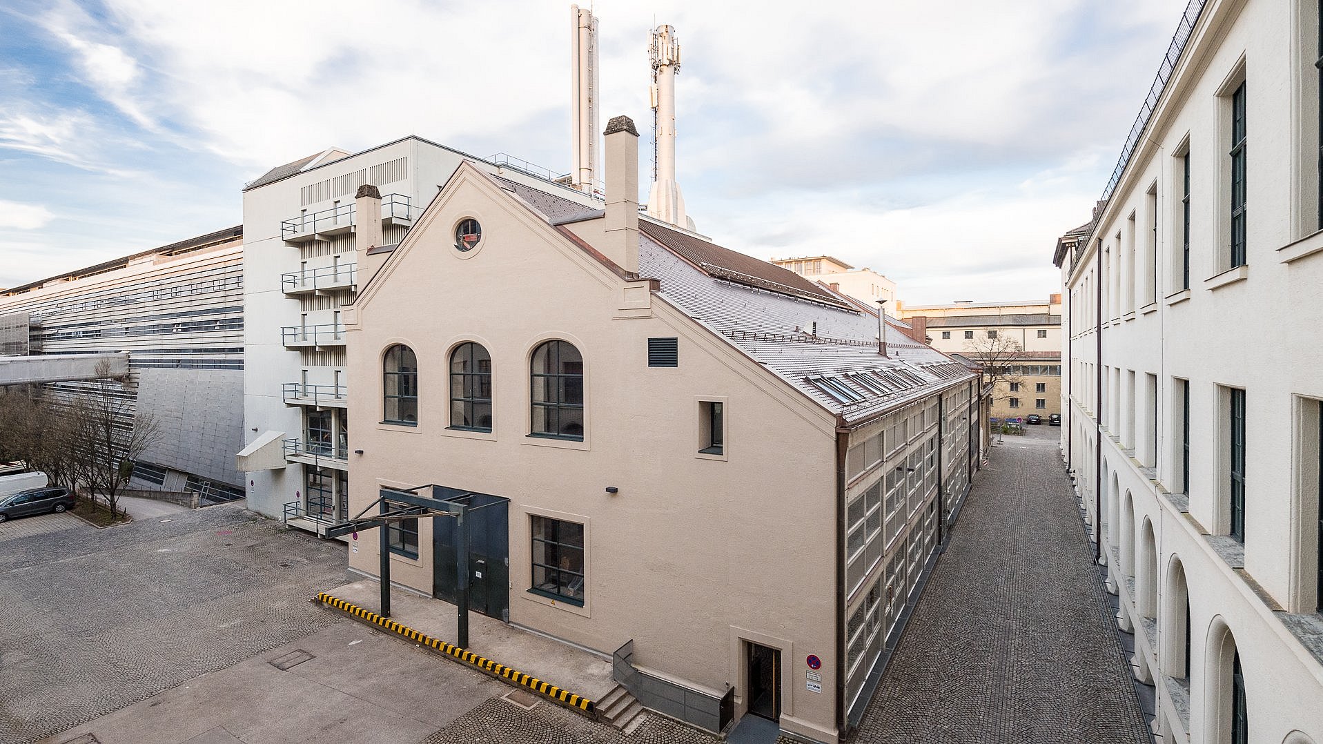 Building of the former combined heat and power station