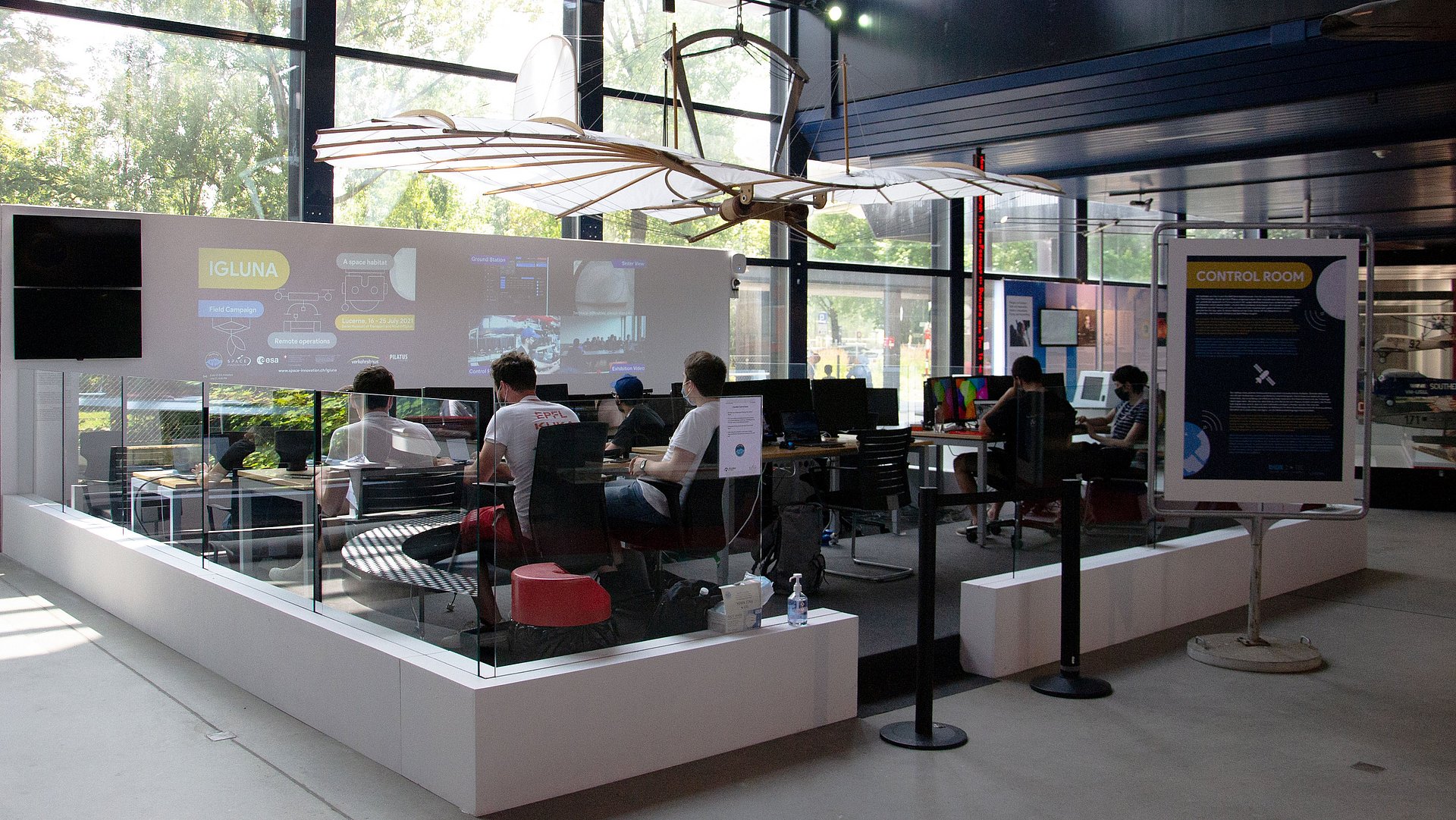 IGLUNA Control Room in Lucerne