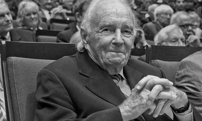 Altpräsident der TUM und Architekt Professor Otto Meitinger ist im Alter von 90 Jahren verstorben. (Bild: Astrid Eckert / TUM)