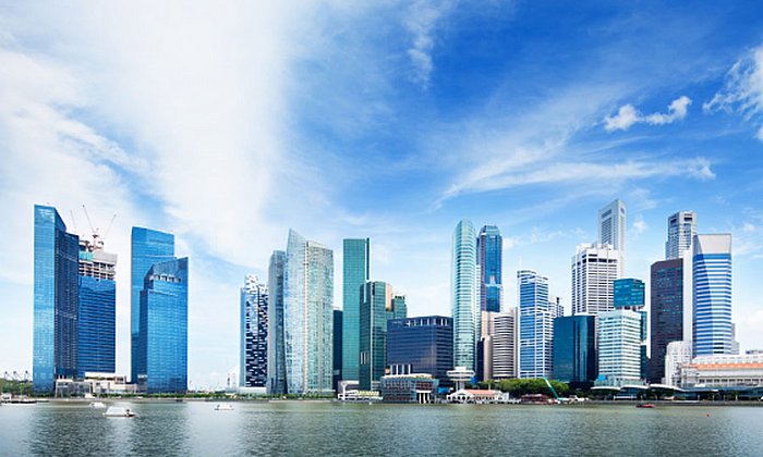 Skyline von Singapur