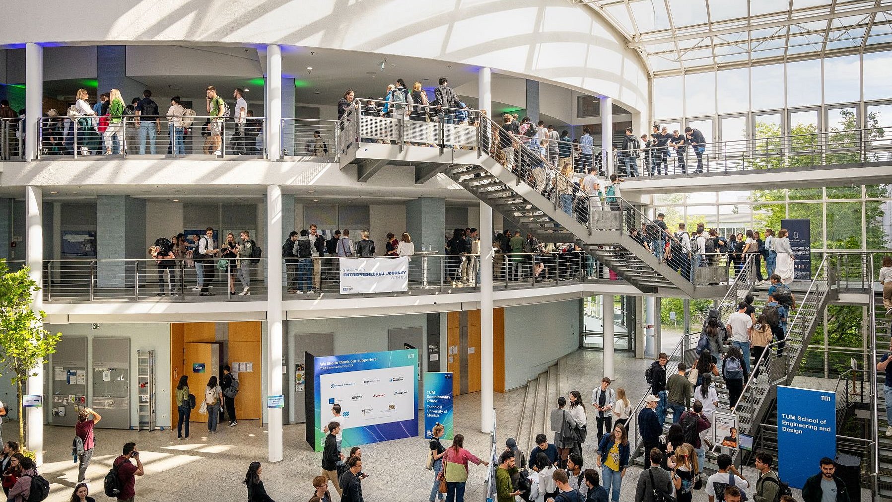 Magistrale im Maschinenwesen in Garching während des Sustainability Day 2024