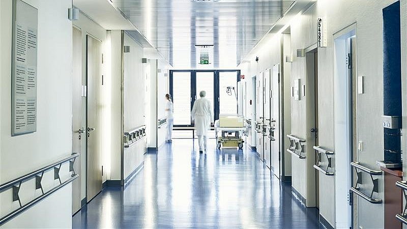 A corridor in a hospital