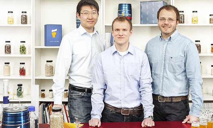 Die drei Gründer von Braufässchen (v.l.n.r) Ping Lu, Dominik Guber und Wolfgang Westermeier. (Bild: Creative Commons)