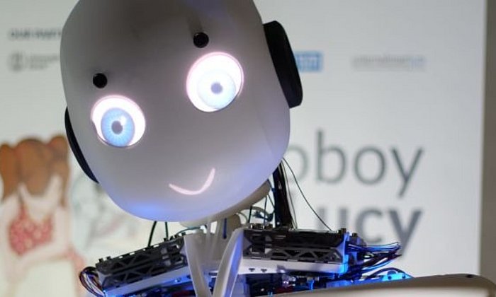 Der humanoide Roboter Roboy 2.0.