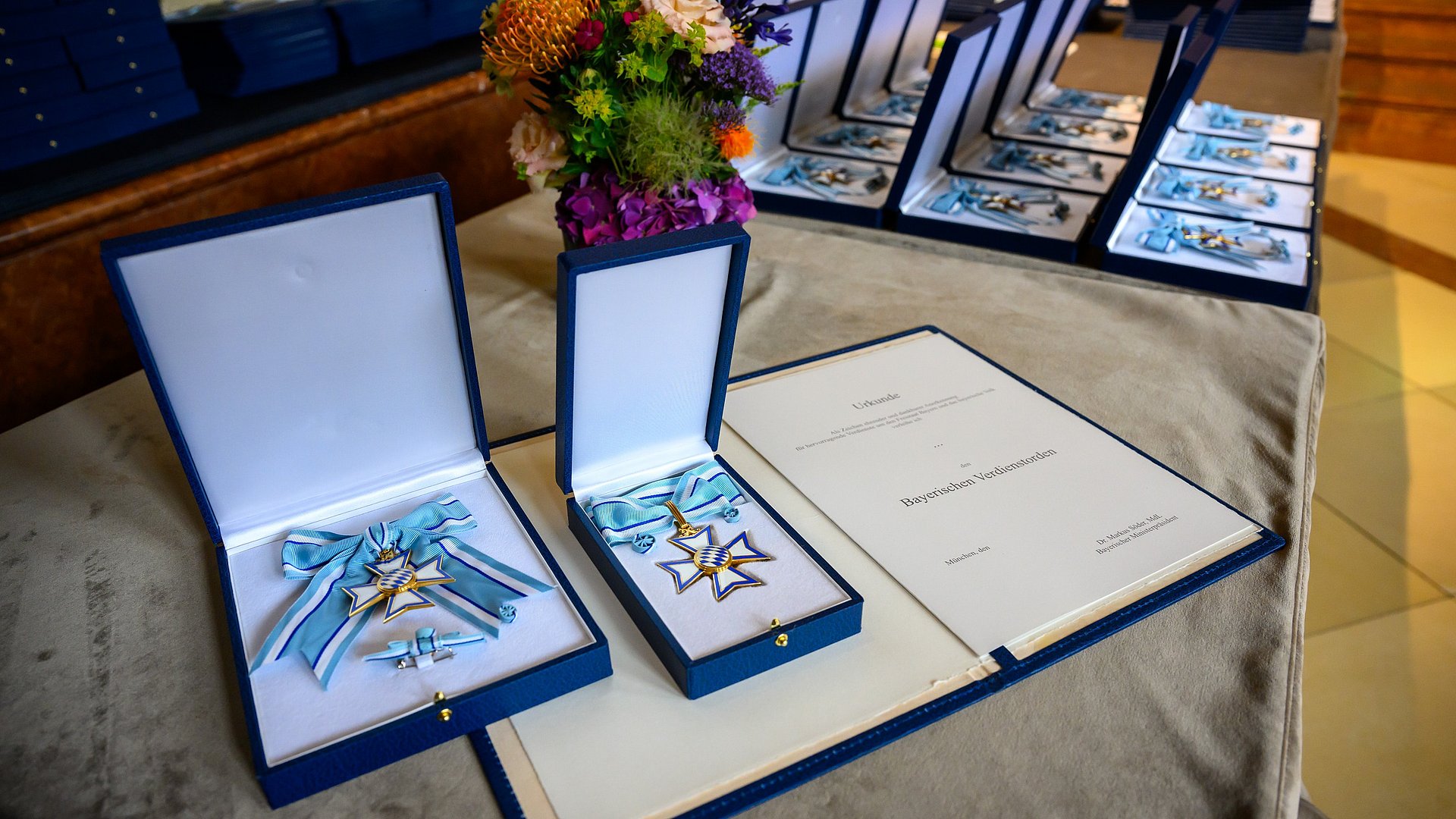 Orders of Merit awarded at the Munich Residence on July 5, 2023