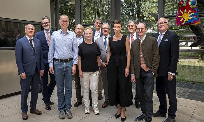 Group photo of the EKFZ professors and the advisory board