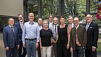 Group photo of the EKFZ professors and the advisory board