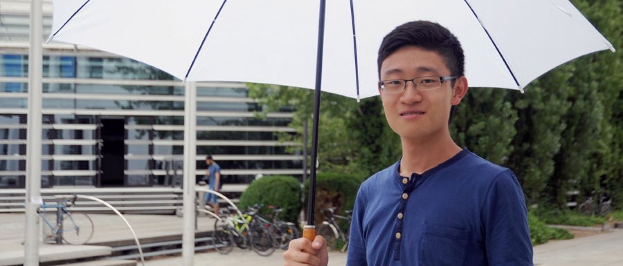 Will die TUM nicht im Regen stehen lassen: David Wei von der Jungen Akademie. (Foto: Maren Willkomm)