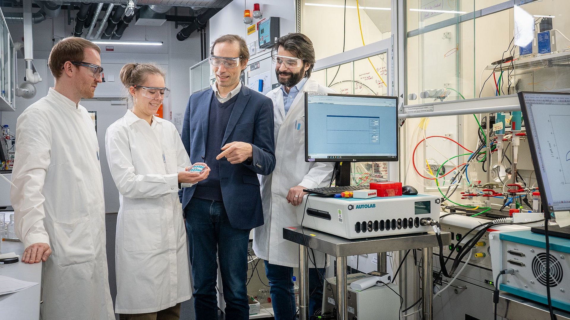 Prof. Nicolas Plumeré and his team