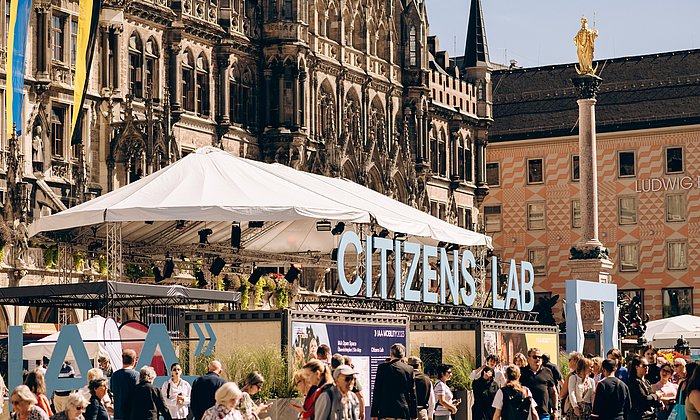 Citizens Lab on Marienplatz