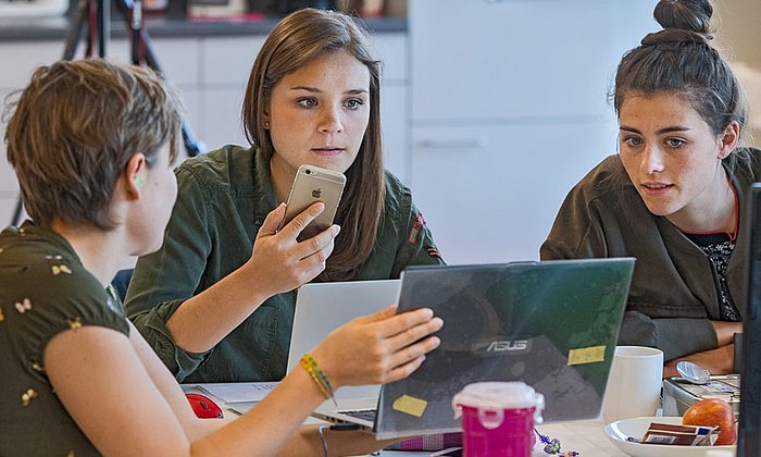 Students in a program at UnternehmerTUM