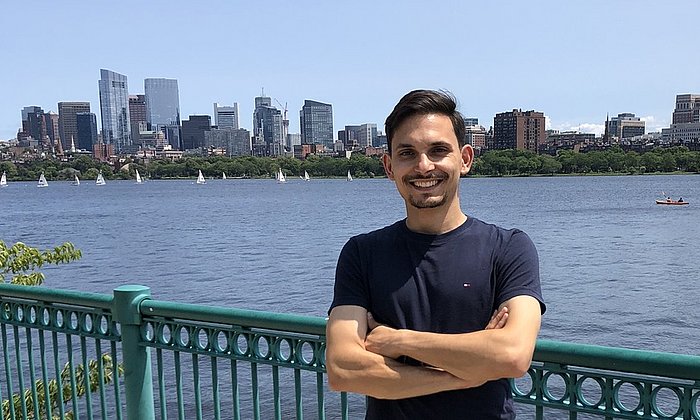 Masterstudent Nektarios Totikos in Boston