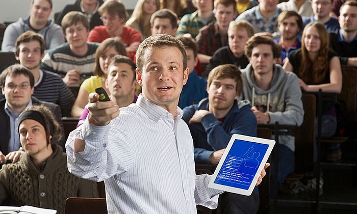 Studierende im Hörsaal