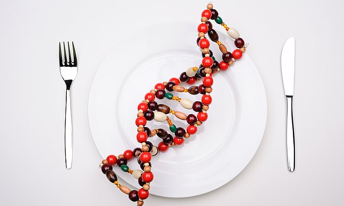 Zurzeit sind Diäten in Mode, die auf einer Genanalyse per Speicheltest beruhen. Ein Team der TUM hat für die Annahme, dass die Gene die Ernährungsweise bedingen, jedoch keine Hinweise gefunden. (Bild: iStock/ gmutlu)