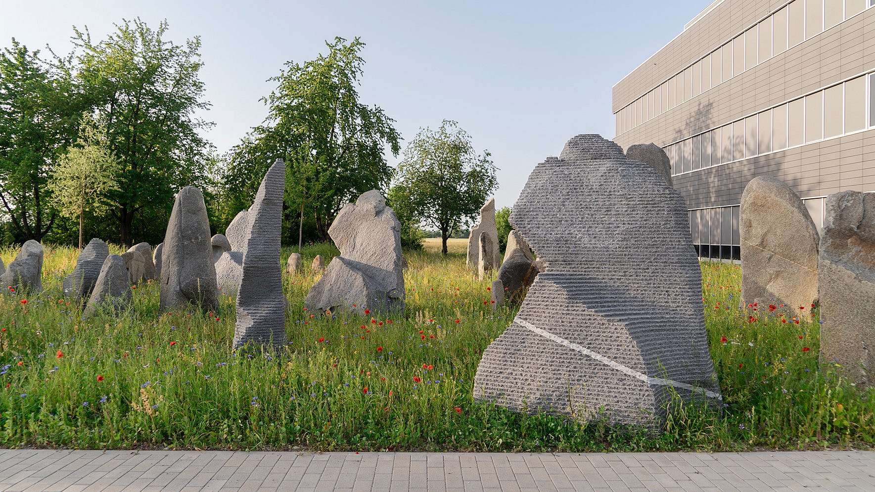 Megalithic monument “Formation of a Quantum Henge” by artist Judith Neunhäuserer