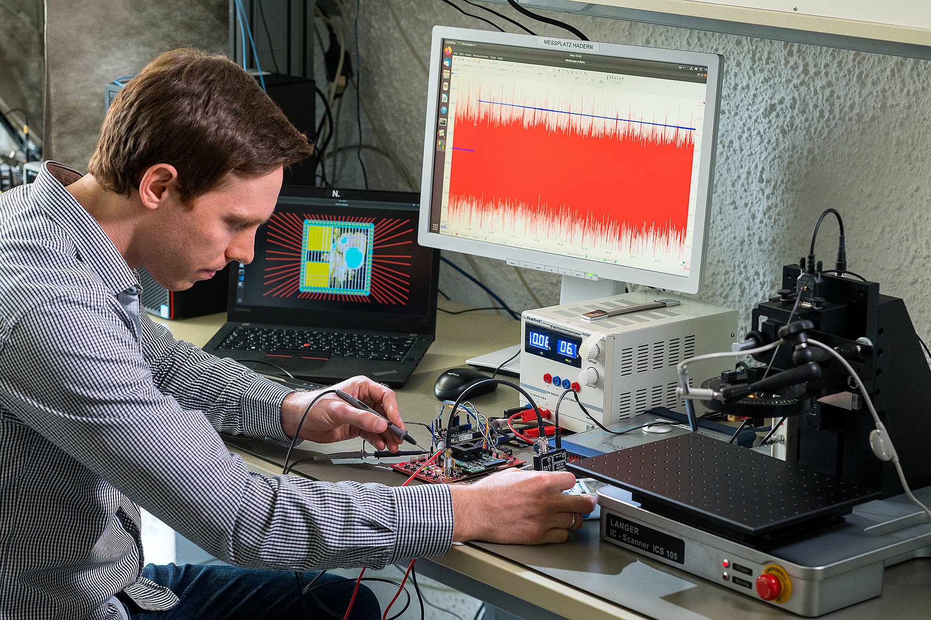 Tim Fritzmann, a research assistant at the chair of Security in Information Technology