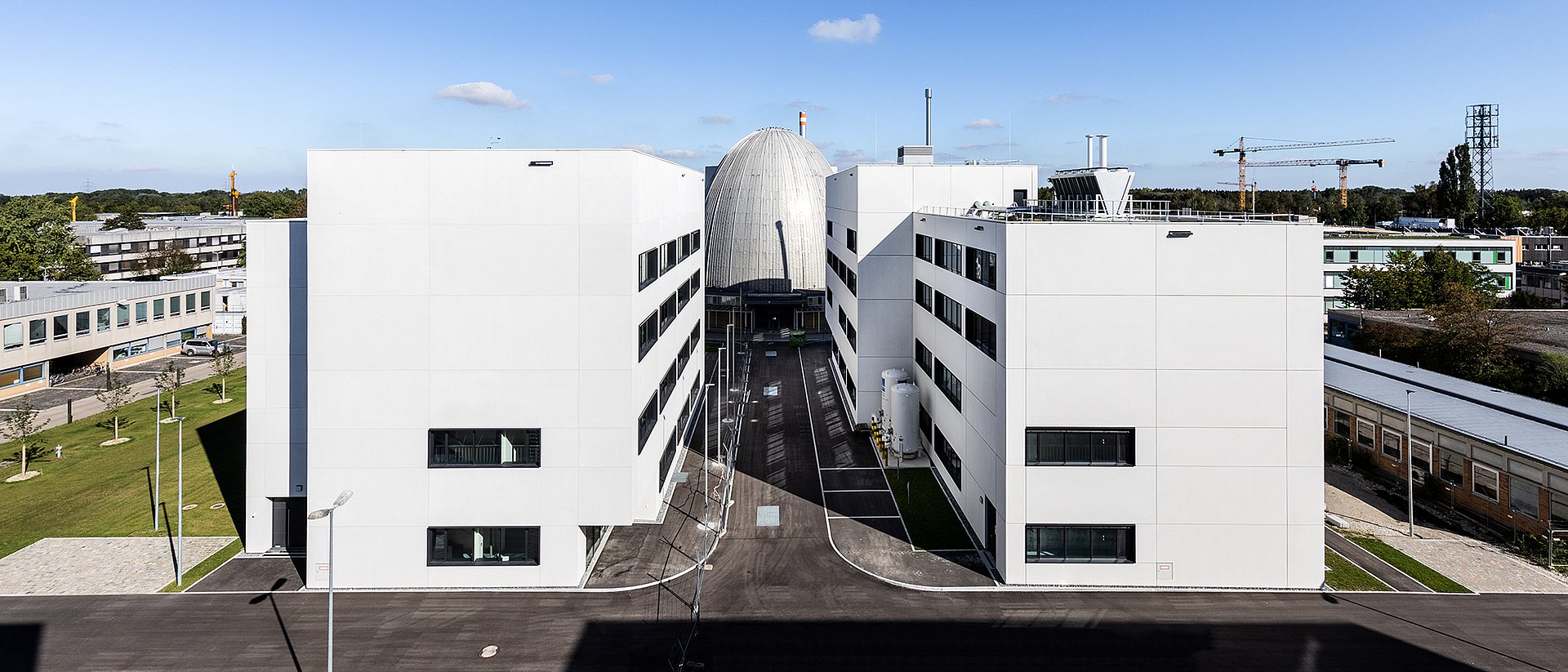 Neue Gebäude des MLZ Neue Gebäude des MLZ