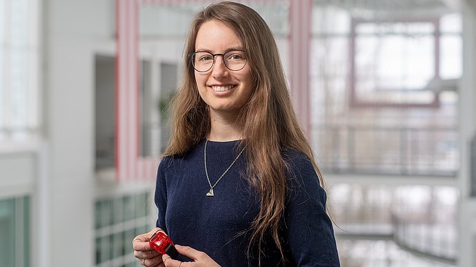 TUM-Studentin Luisa Metten vom Team Somnoactive.