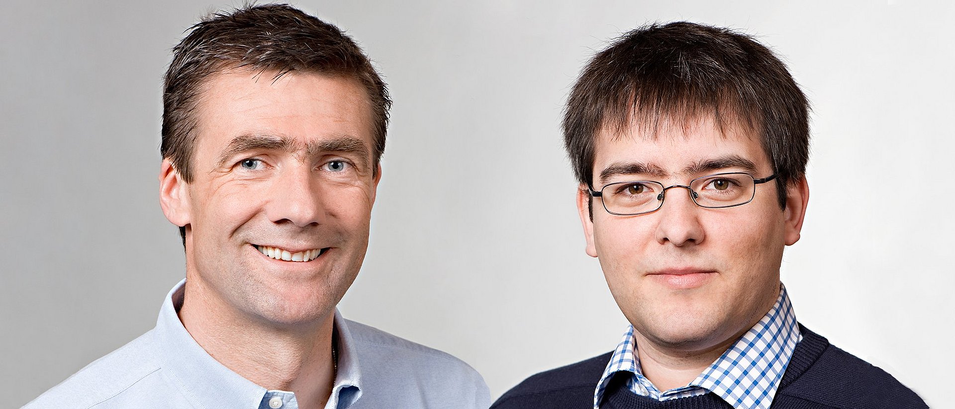 Prof. Thorsten Bach (links) und Prof. Thomas Neumann