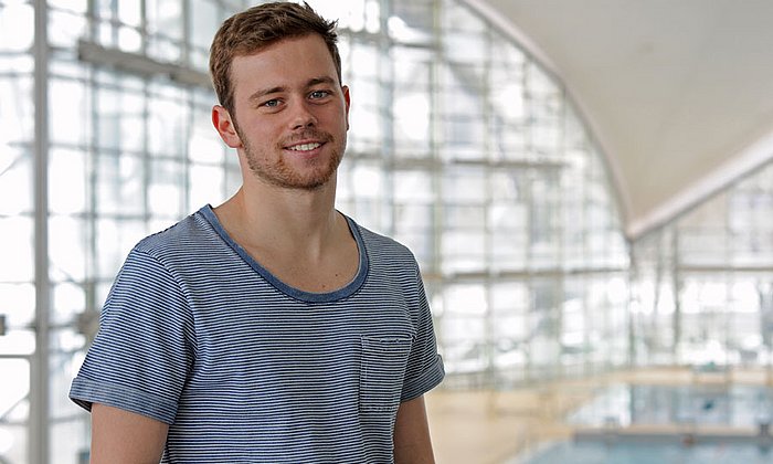Schwimmer Florian Vogel