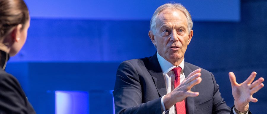 Tony Blair spoke as a committed European. (Image: A Heddergott / TUM) Tony Blair spoke as a committed European. (Image: A Heddergott / TUM)