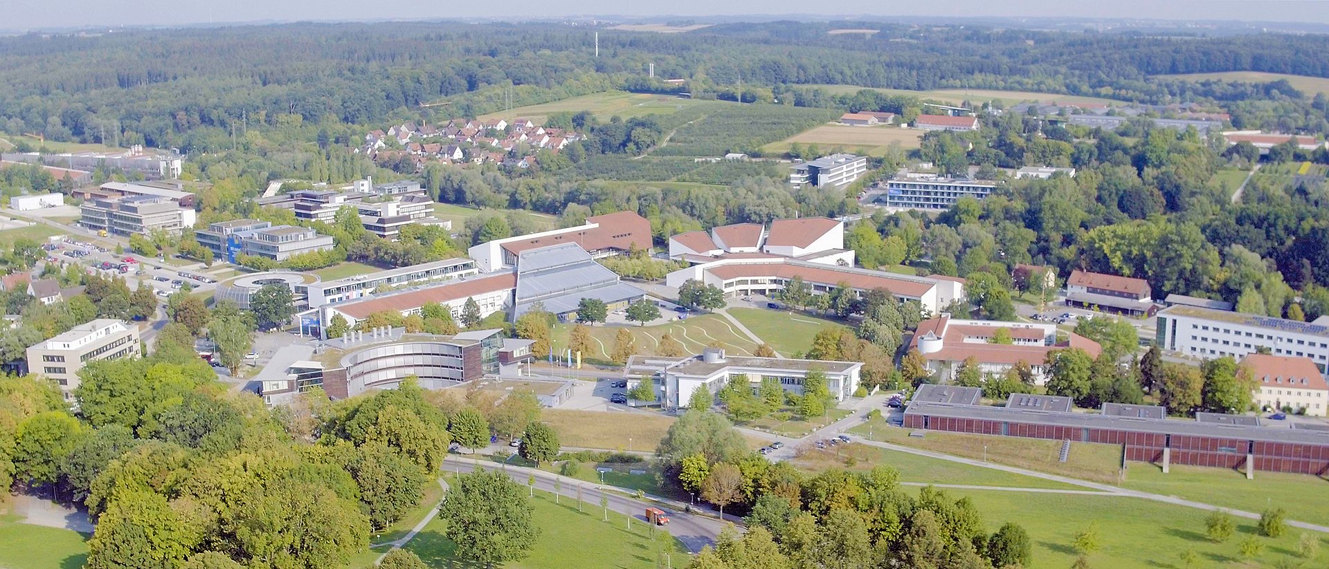 Aerial view of the Weihenstephan Campus, where the new building will be errected.