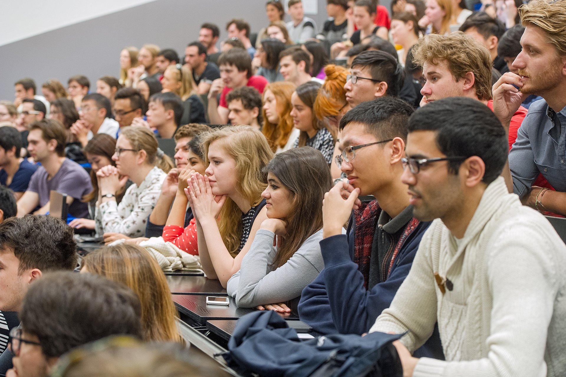 Internationale Studierende bei einer Veranstaltung der TUM.