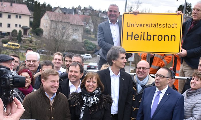 Heilbronn bekommt den Titel "Universitätsstadt"