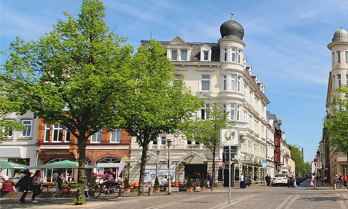 Das typische Stadtbild mit heimischen Bäumen – bald schon ein Auslaufmodell? (Bild: fotolia / embeki)