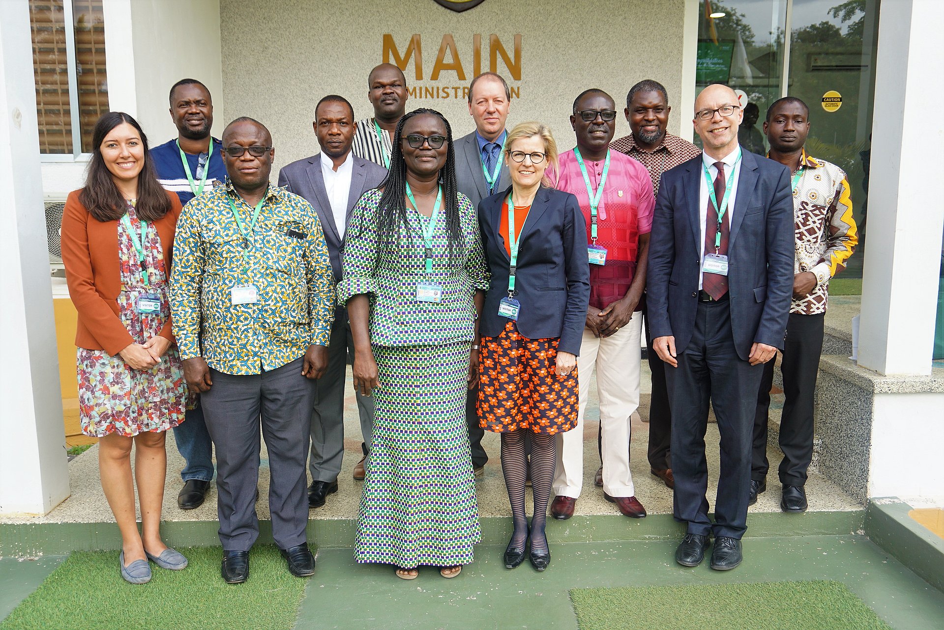 Professor Rita Akosua Dickson (center), Pro Vice-Chancellor of KNUST, welcomed  the TUM delegation. (Picture: TUM International Center)