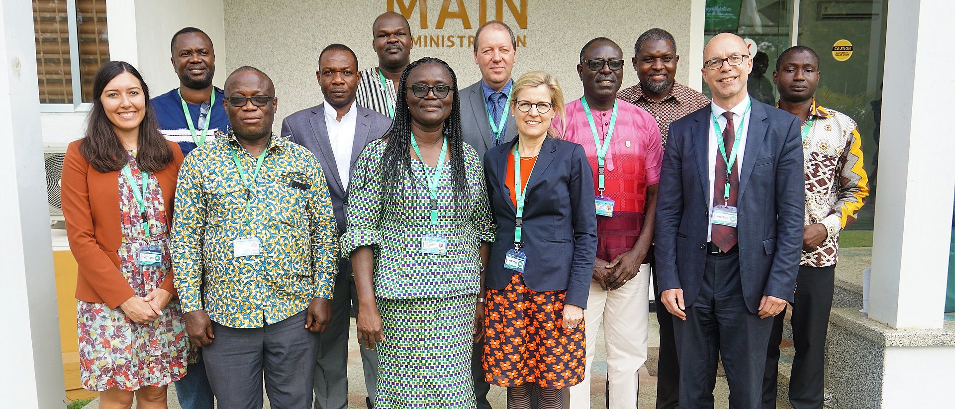 Empfang der TUM Delegation durch Pro Vice-Chancellor der KNUST, Professor Mrs. Rita Akosua Dickson. (Bild: TUM International Center)