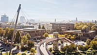Blick über den Campus Heilbronn.