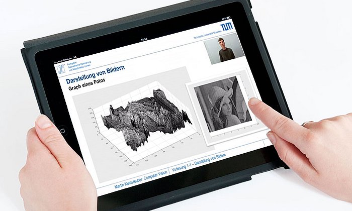 Der erste MOOC an der TUM: Einführung in Computer Vision. (Montage: Christine Sturz).