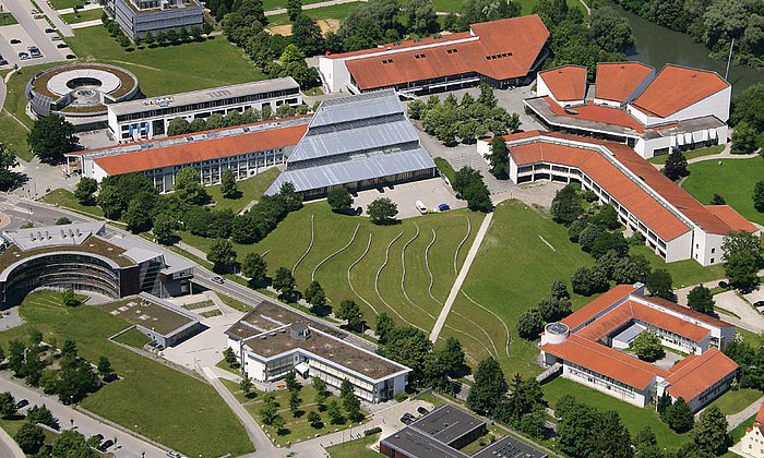 Luftaufnahme des TUM-Campus in Weihenstephan