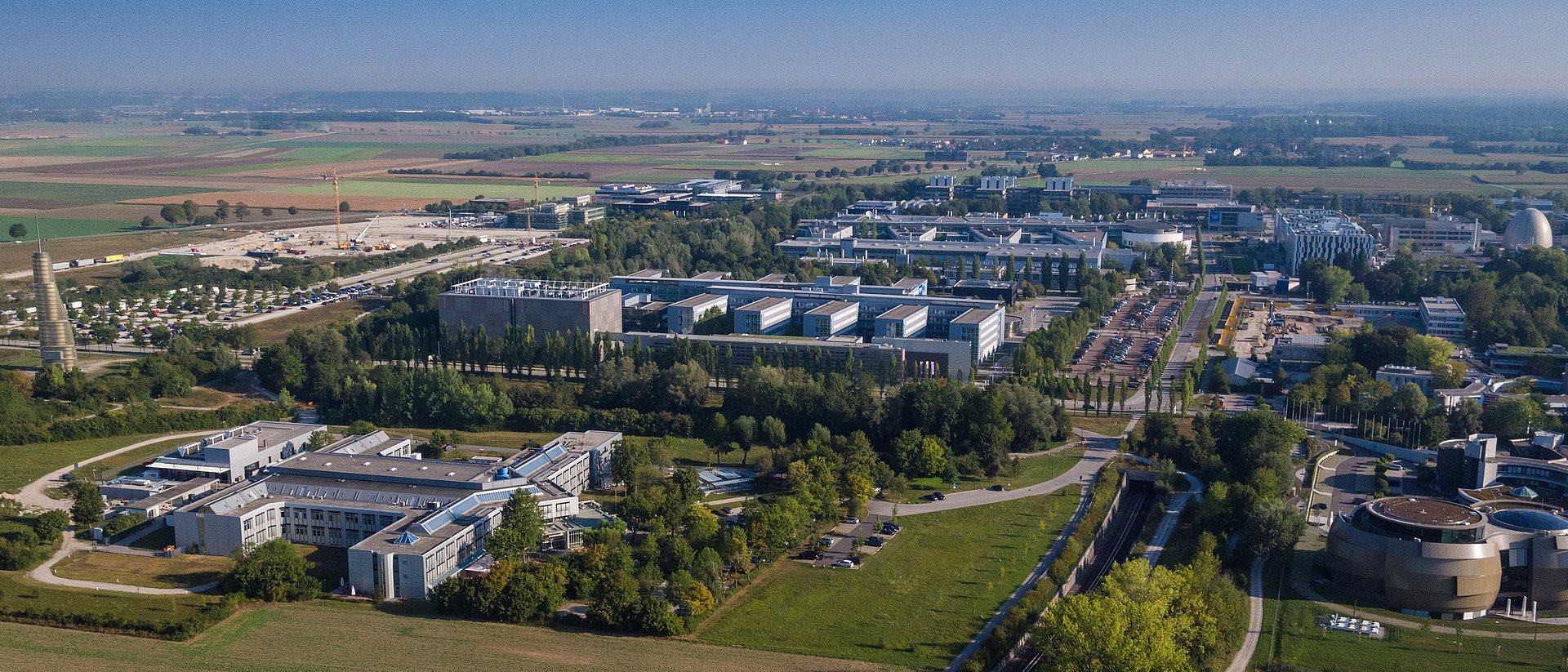 Aerial view Campus Garching