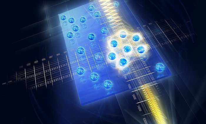 Measuring multipartite entanglement (Illustration: Harald Ritsch / IQOQI)