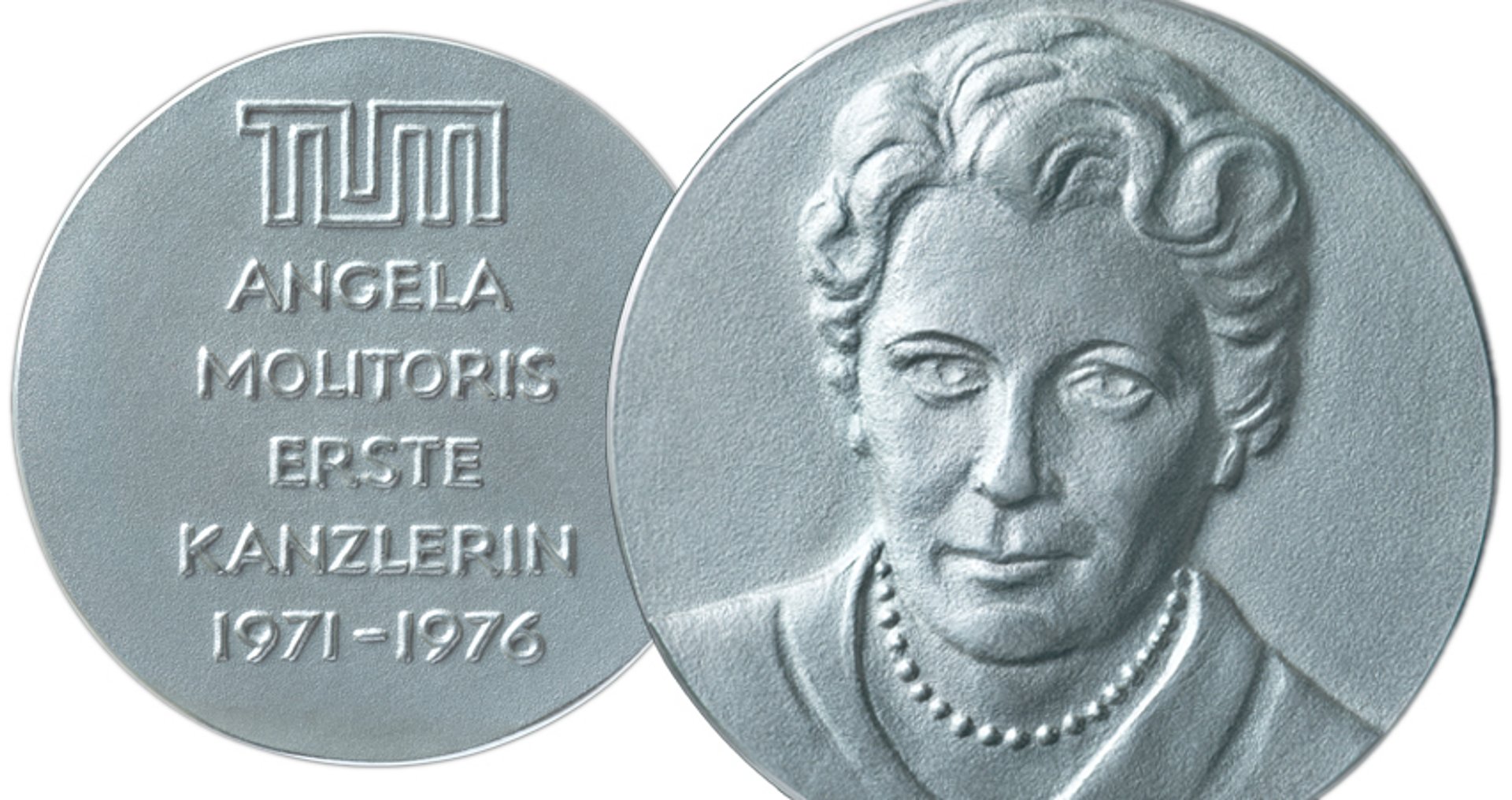 The medal bearing the portrait of Angela Molitoris