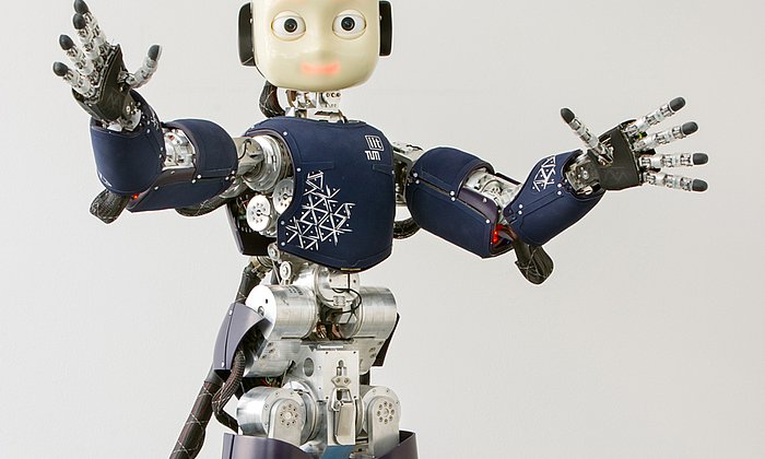 Der androide Roboter iCub