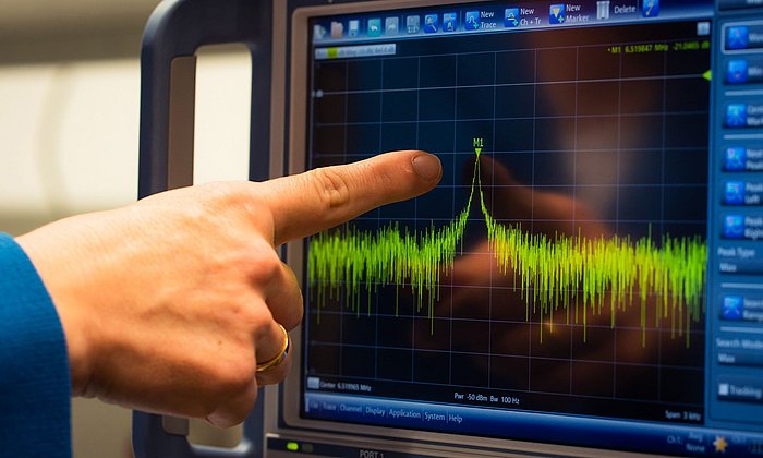 Messung eines hochfrequenten Signals