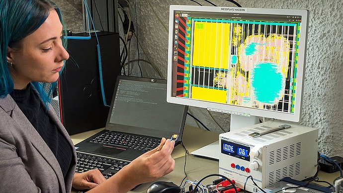 Johanna Baehr, wissenschaftliche Mitarbeiterin am Lehrstuhl für Sicherheit in der Informationstechnik