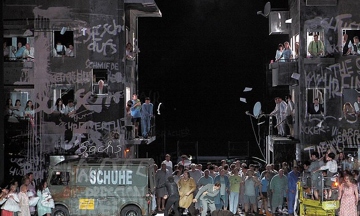 "Die Meistersinger von Nürnberg" with the Bayerische Staatsoper ensemble. (Image: Bayerische Staatsoper / Wilfried Hösl)