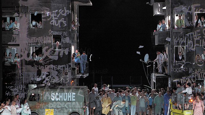 „Die Meistersinger von Nürnberg“ mit dem Ensemble der Bayerischen Staatsoper. (Bild: Bayerische Staatsoper / Wilfried Hösl)