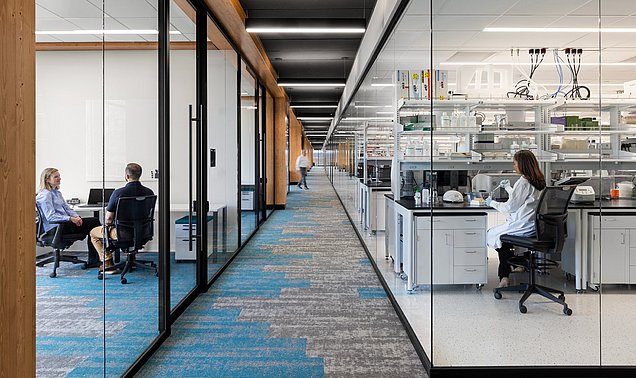 Labor und Büro in den BioLabs