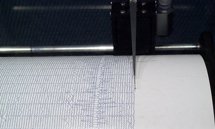 Ein Seismograf zeichnet die bei Erdbeben entstehenden Wellen auf. (Foto: iStockphoto.com / gpflman)